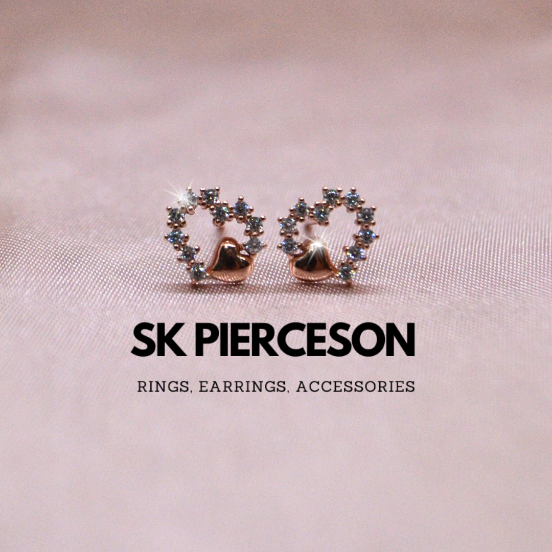 Rose Gold Diamond Earring Stud