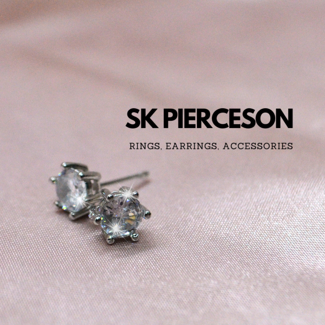 Six Prong Diamond Stud Earrings